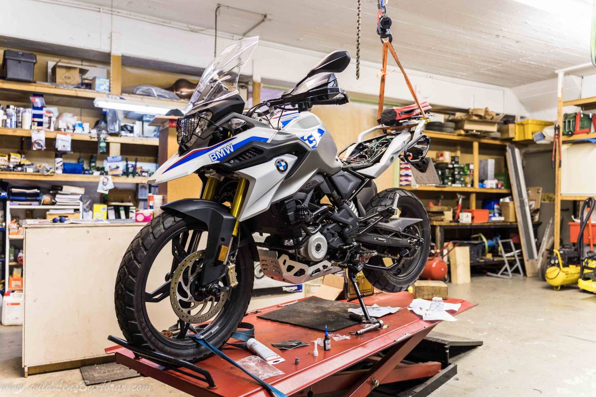 Preparing BMW G310GS for Germany to Pakistan and India Motorcycle Tour