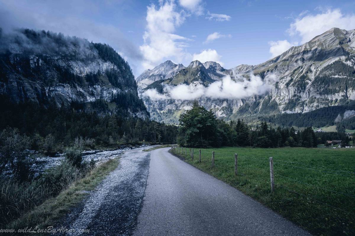 Start of Trail 1 & 2 to Oeschinensee from Kandersteg