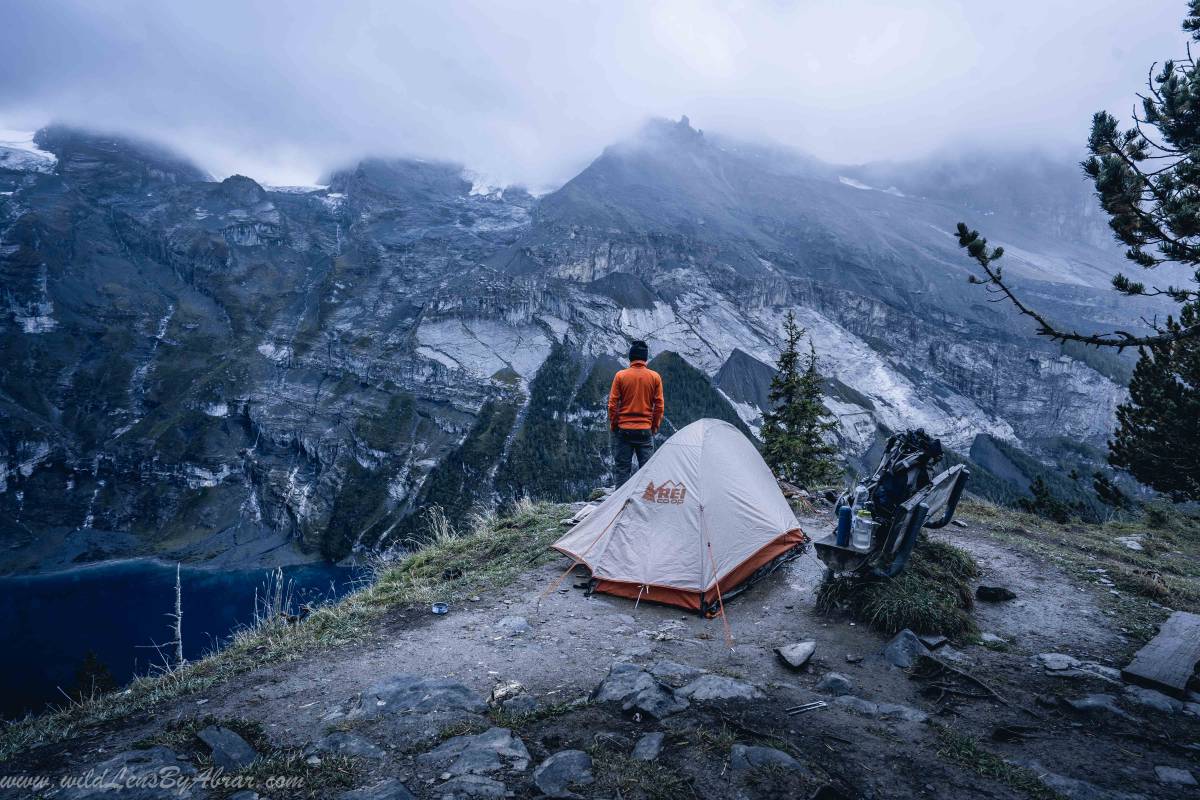 Wild Camping at Oeschinensee (Panorama trail)