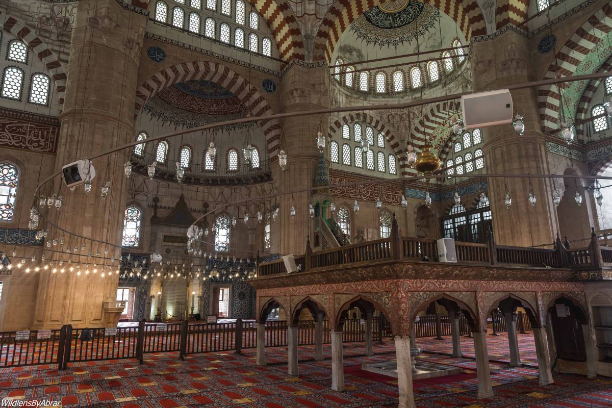 Interior of Selimiye Mosque