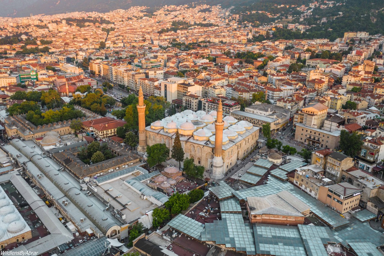 Grand-Mosque-of-Bursa-aerial-view-wildlens-by-abrar