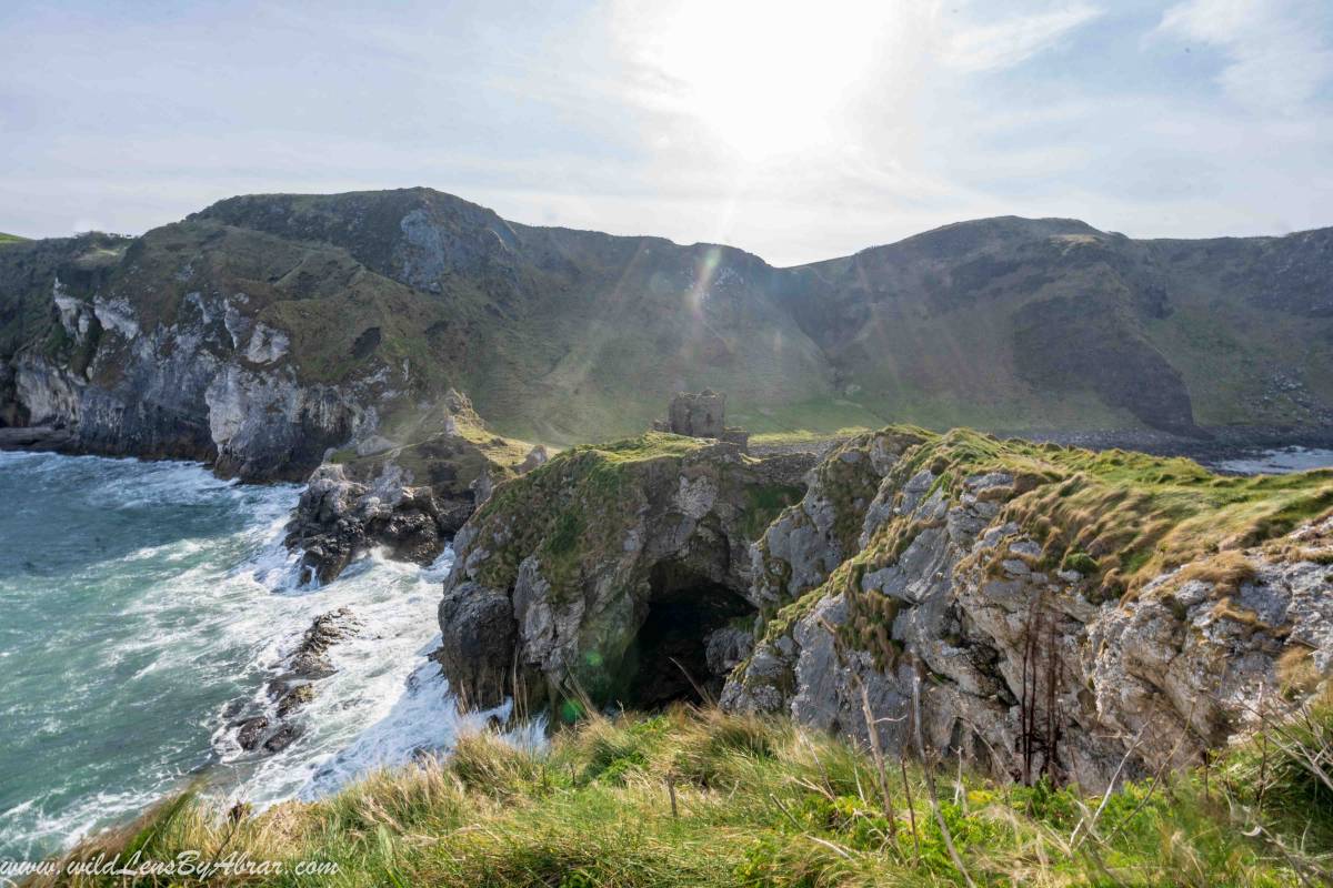 Location of Kinbane Castle and less crowds and chance to see two beautiful waterfalls is my favourite place