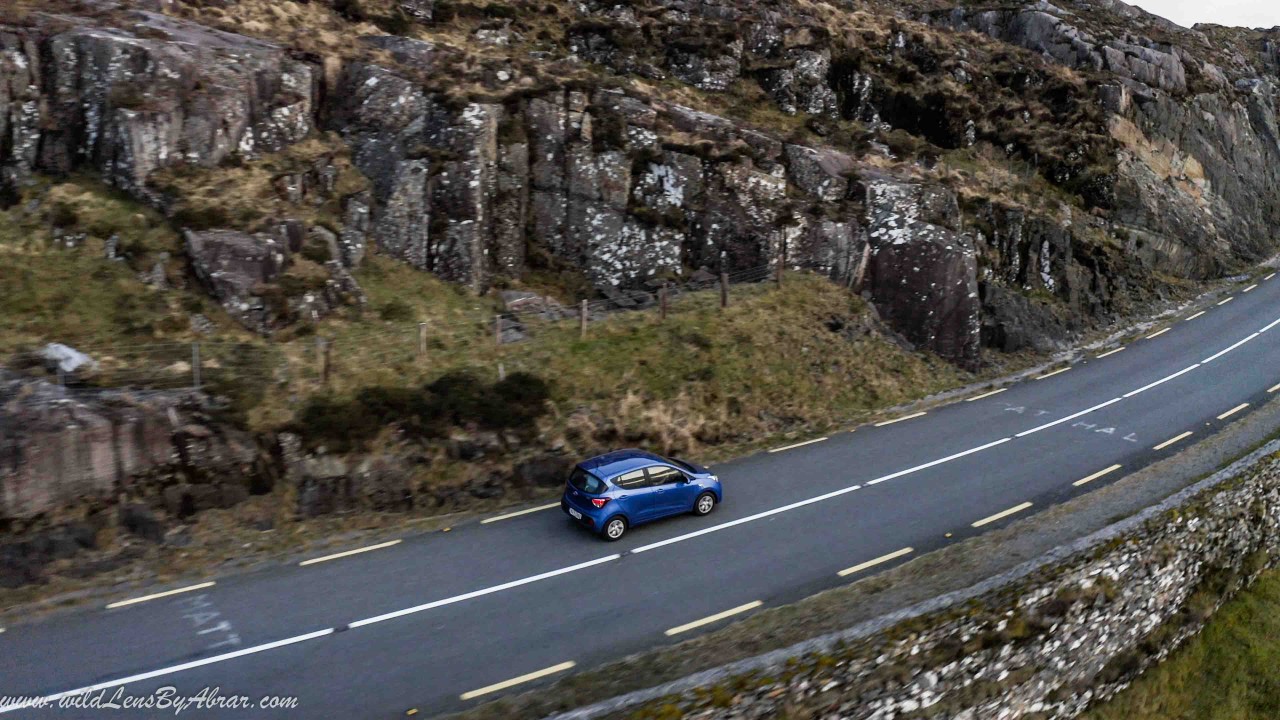 Driving in Ireland on the left side of the road