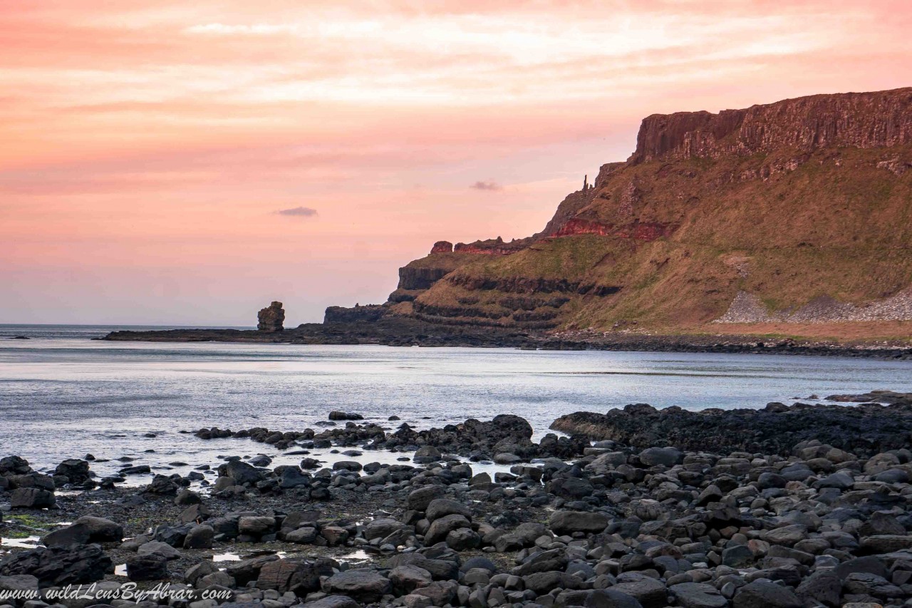 Sunset-at-Giants-Causeway-Northern-Ireland