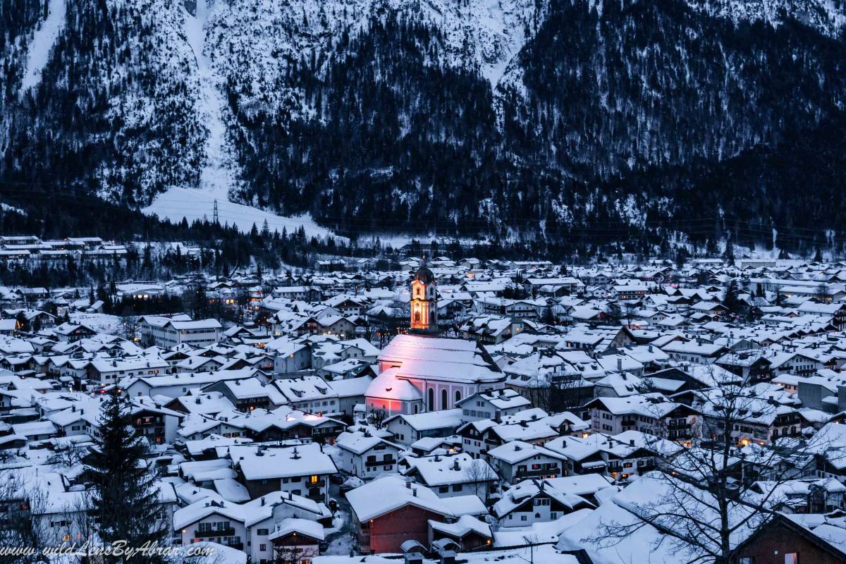 Mittenwald in Karwendel Alps with its old tradition architecture is a Gem