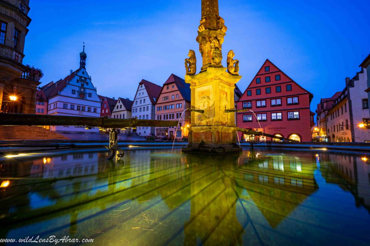 Rothenburg ob der Tauber is one of the iconic German town