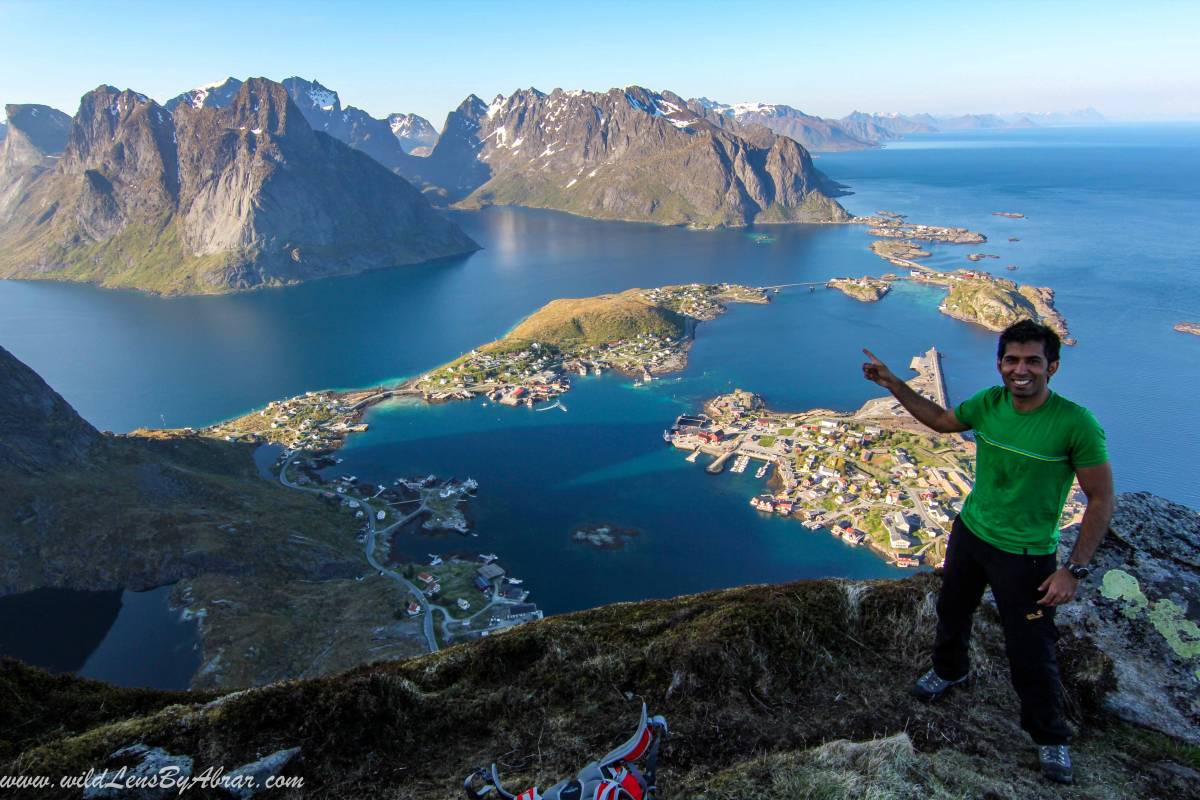 Views from Reinebringen in Summer