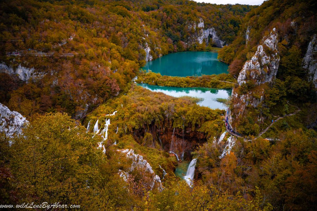 The Postcard View of Plitvice From Vidikovac Point