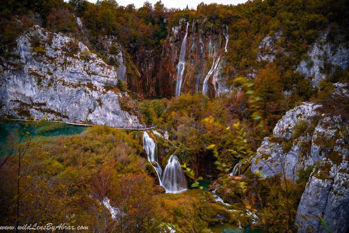 Veliki Slap and Surrounding Waterfalls While Climbing Up to the Entrance 1
