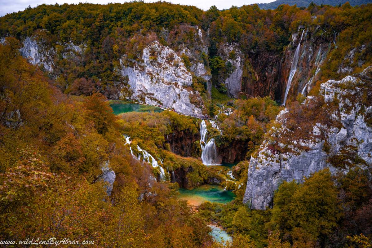 Views of Veliki Slap and Pathways From the Entrance 1