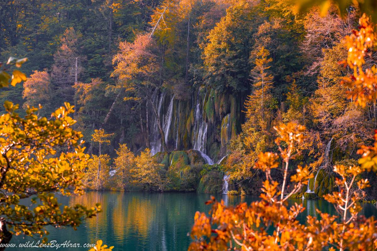 Waterfalls on the Section of the Upper Lake