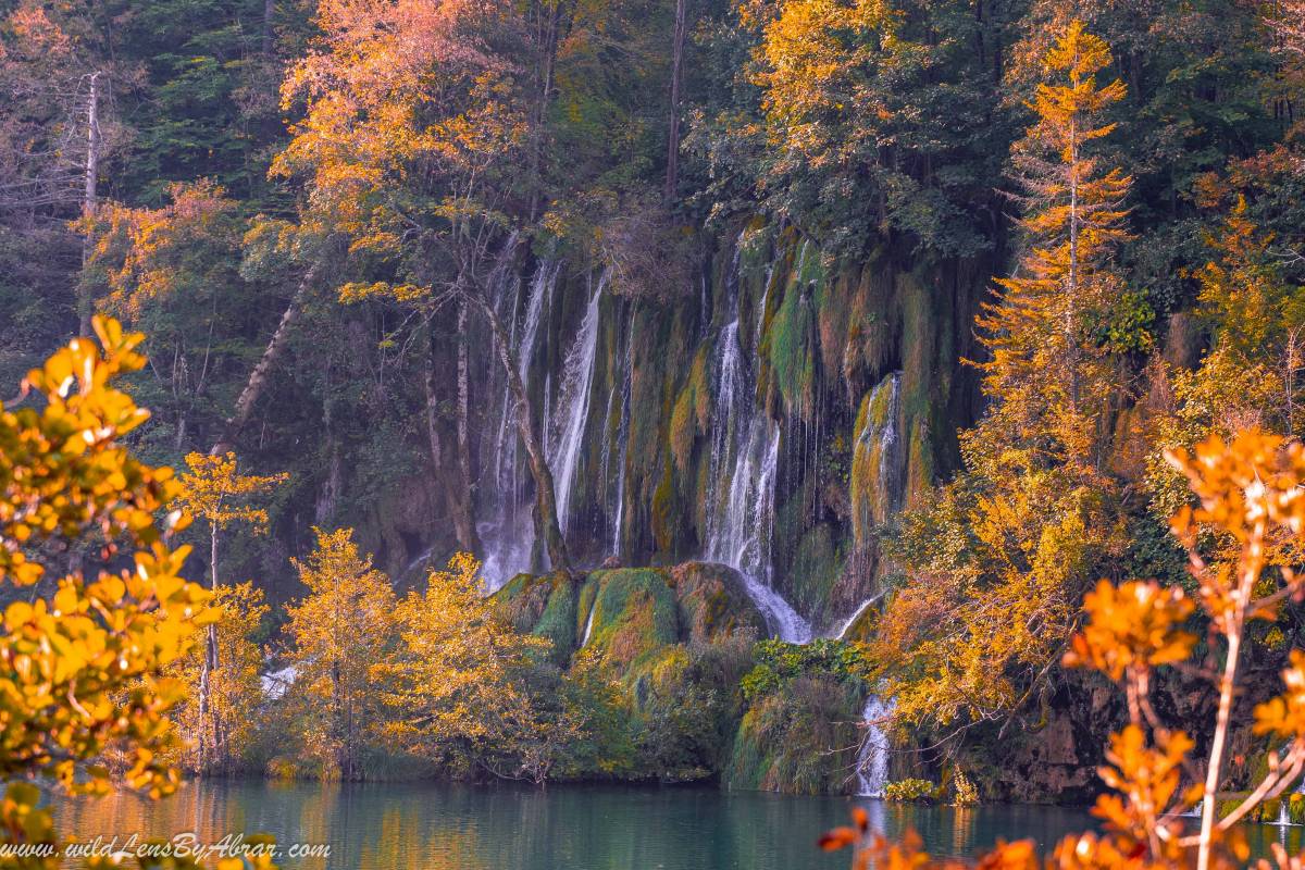 Waterfalls on the Section of the Upper Lake