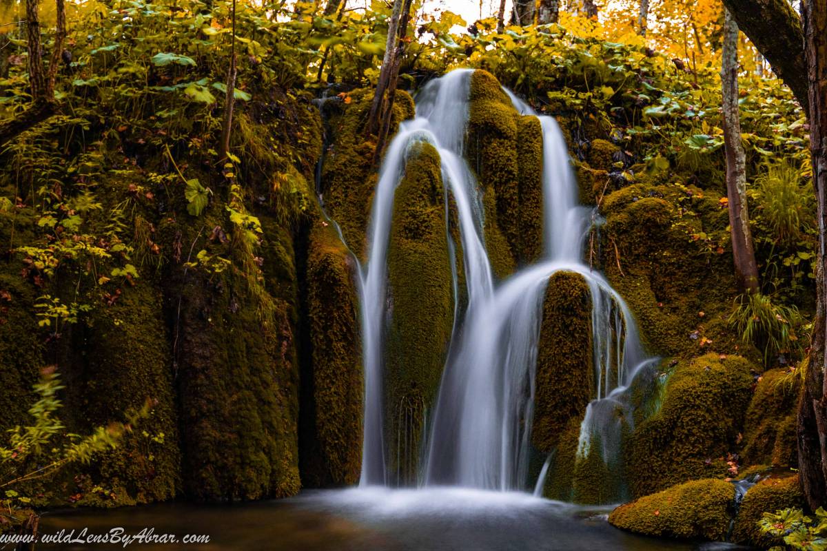 A Small Waterfall Near the Boat Station of the Upper Lakes