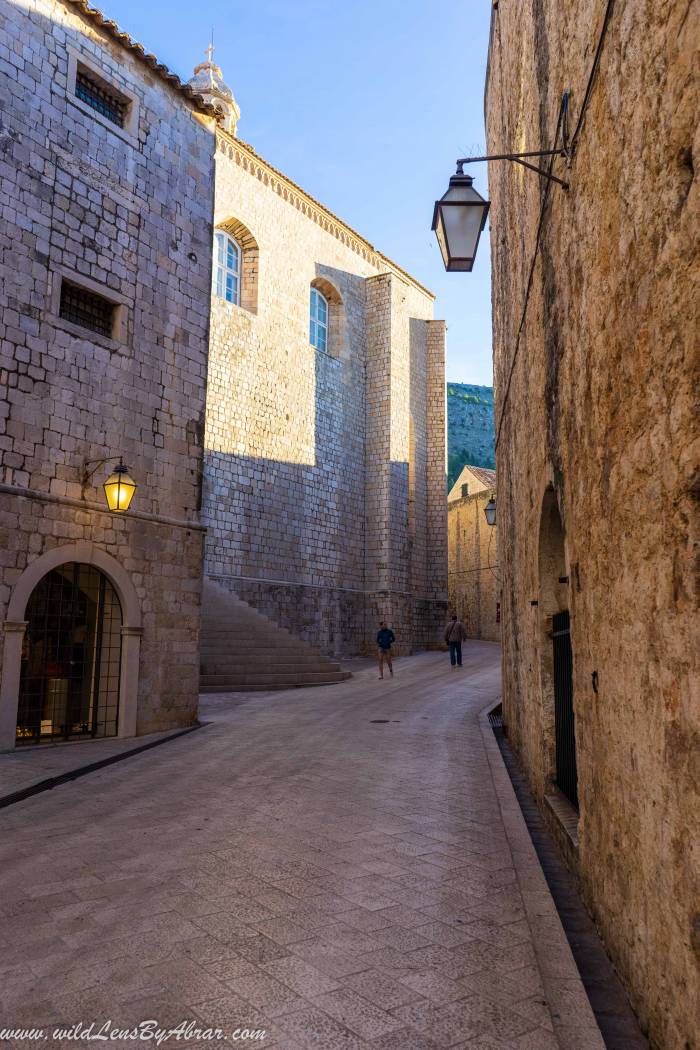 Dubrovnik - Narrow impressive streets of Old Town