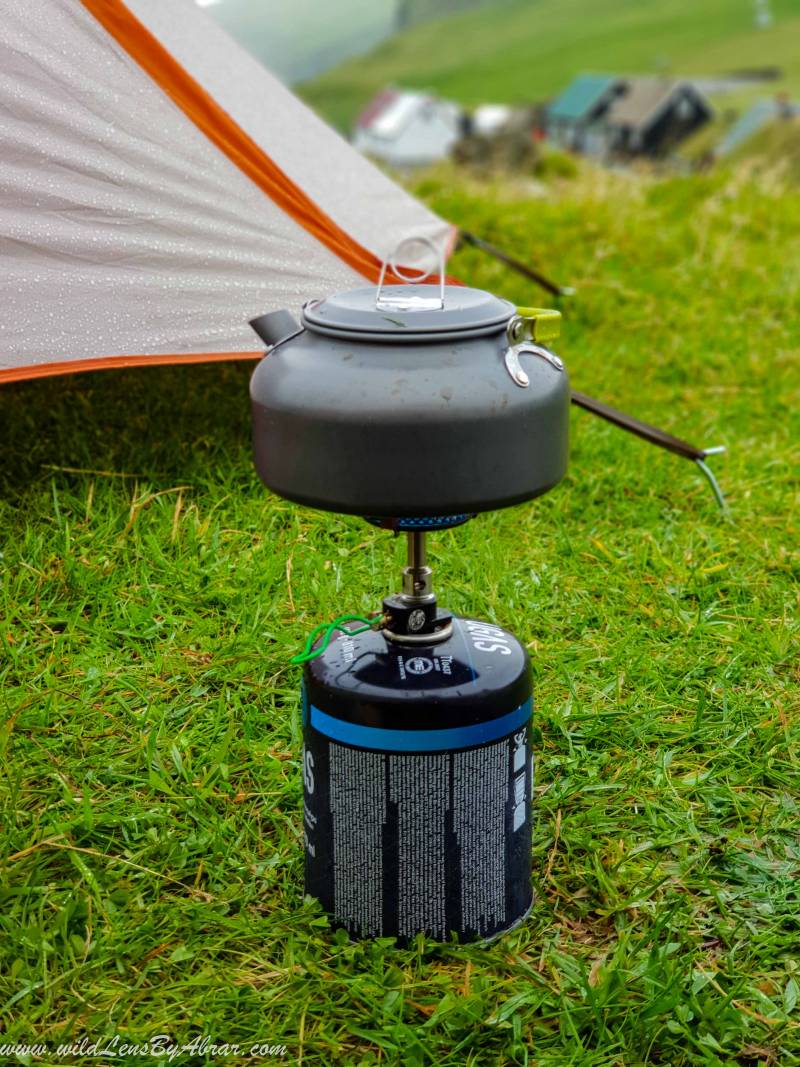 Tea time on the Mykines Island