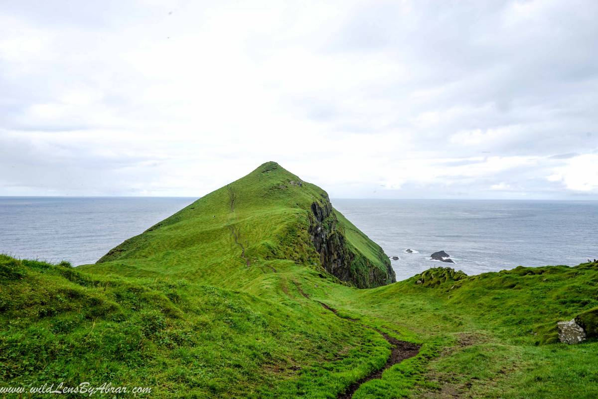 The trail is easy to follow all the way to Lighthouse