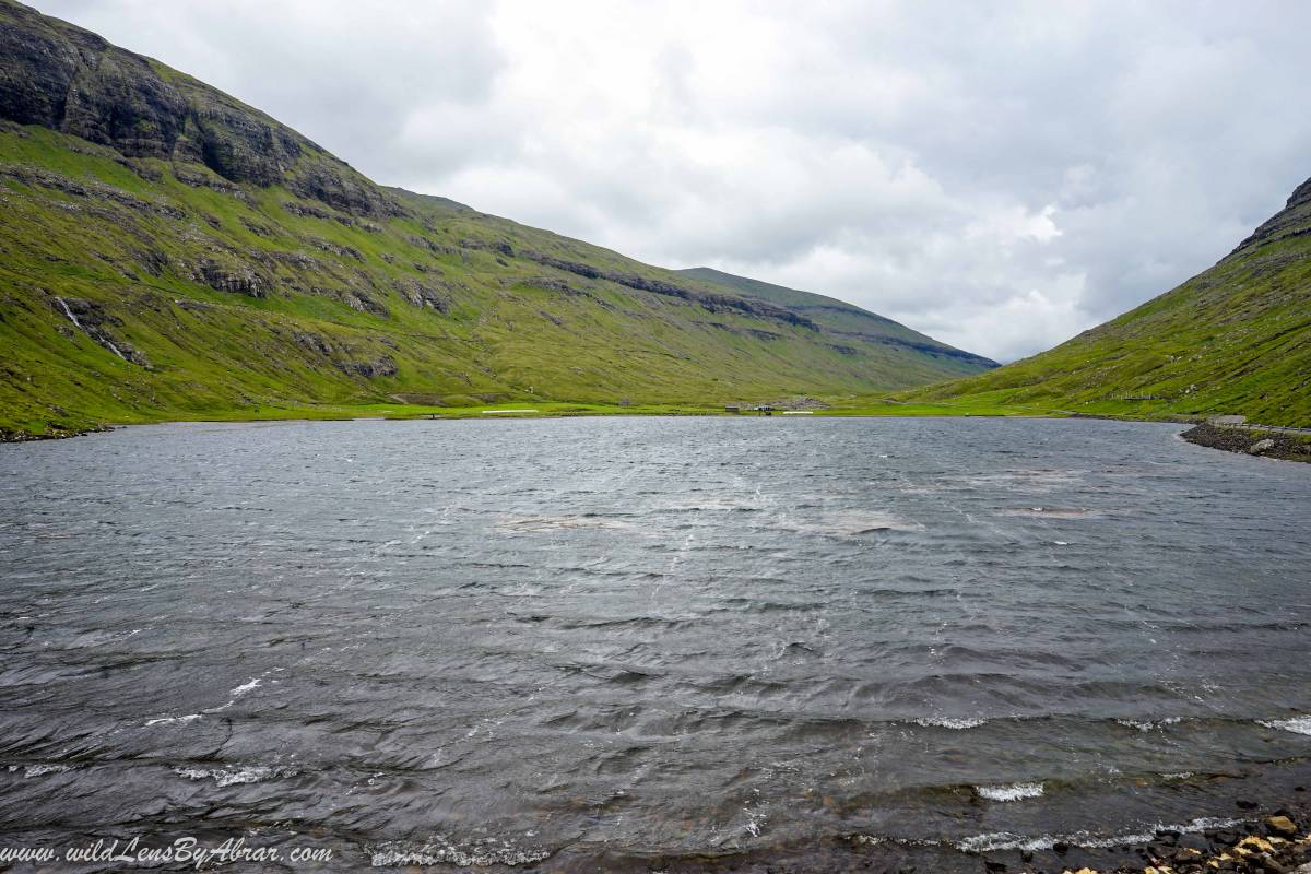 Lake Saksunarvatn near to Saksun