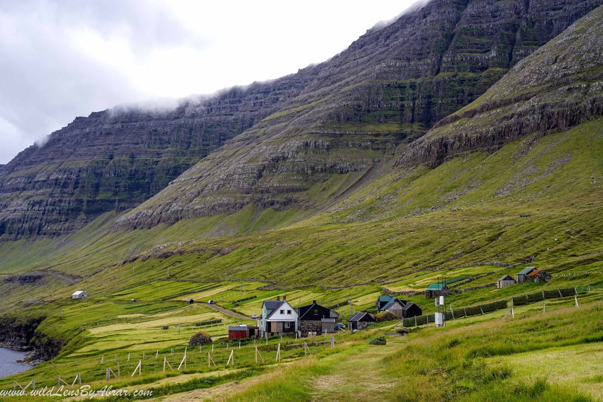 The village of Múli has only a few farmhouses and a hiking trail