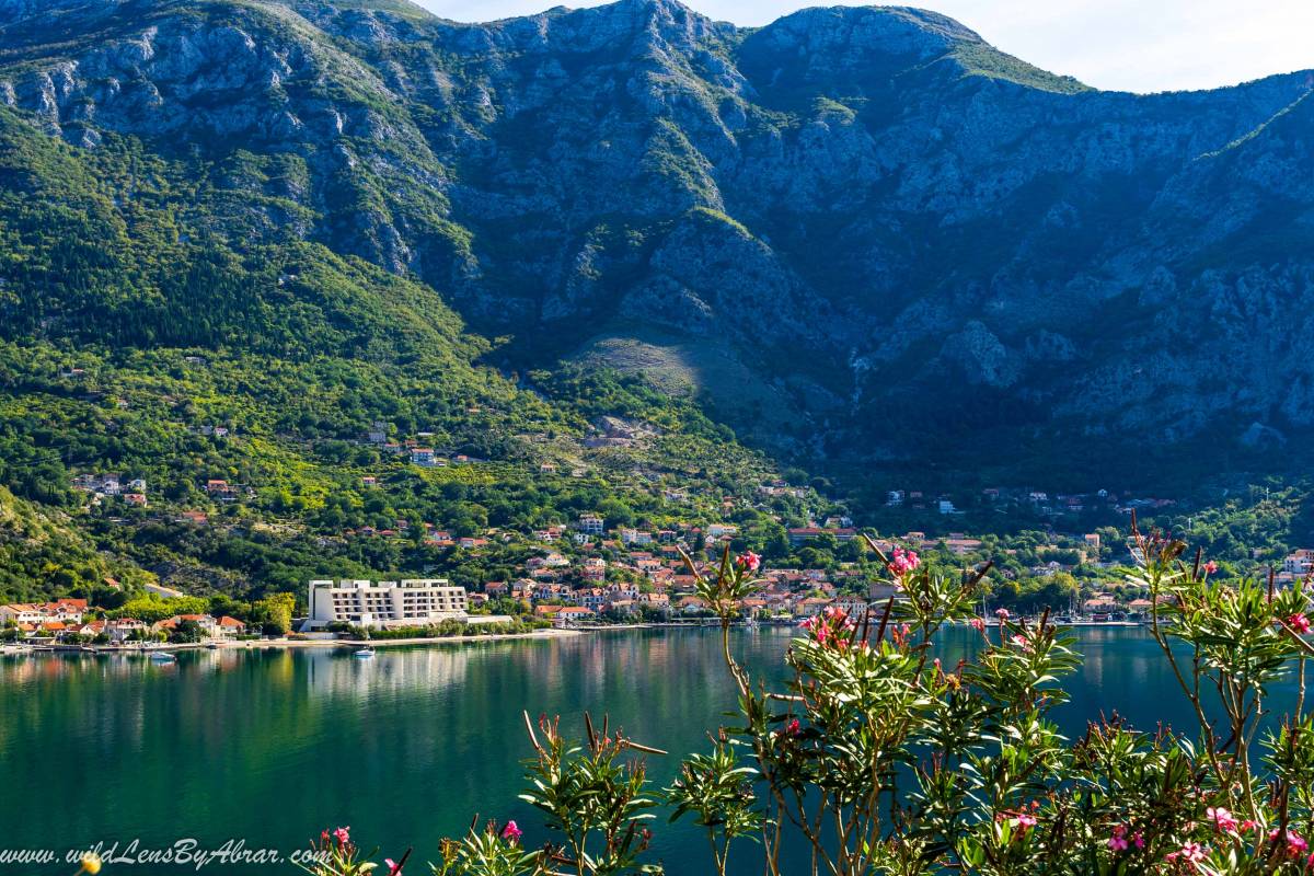Stunning views of the Bay of Kotor