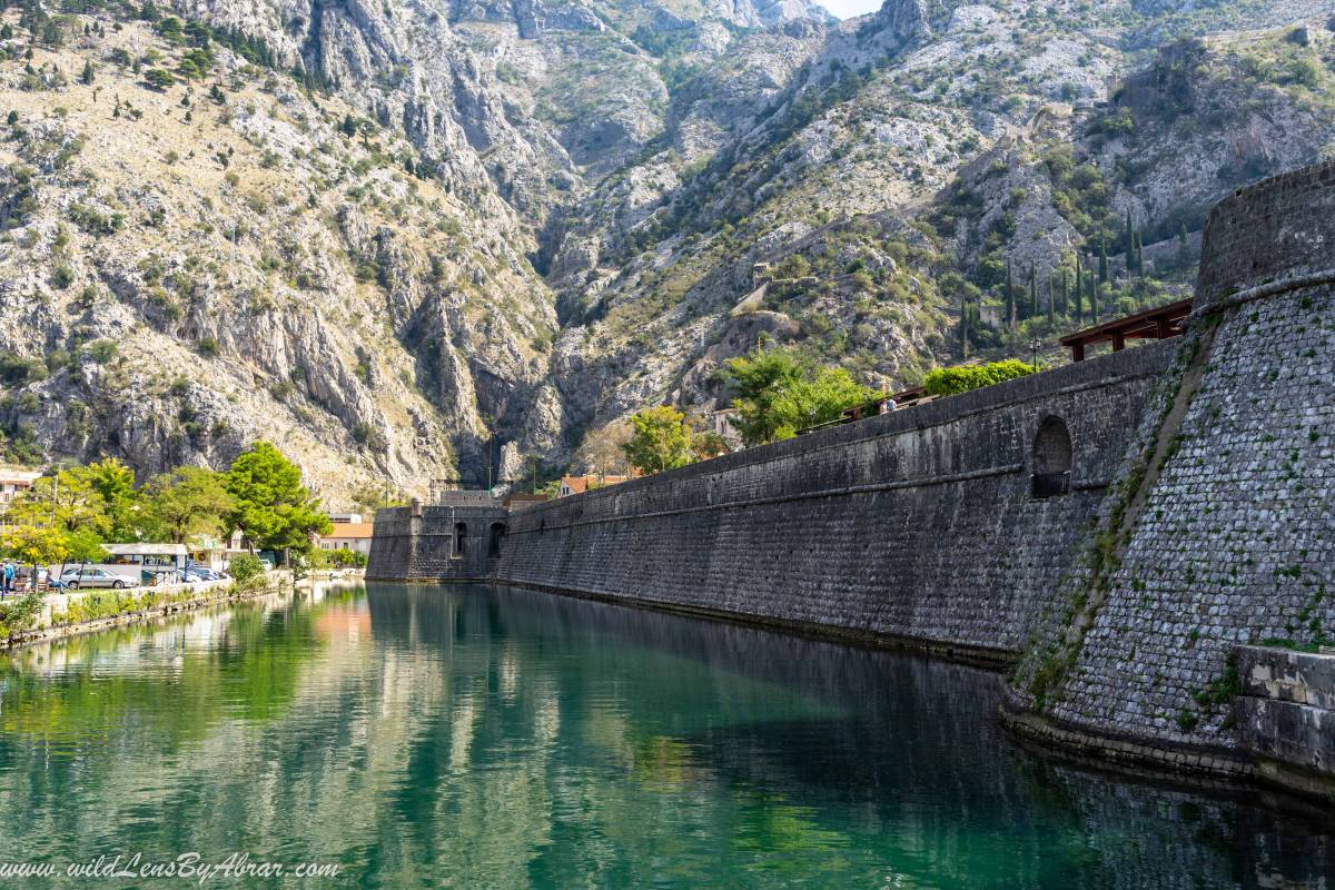 City walls around the old town of Kotor