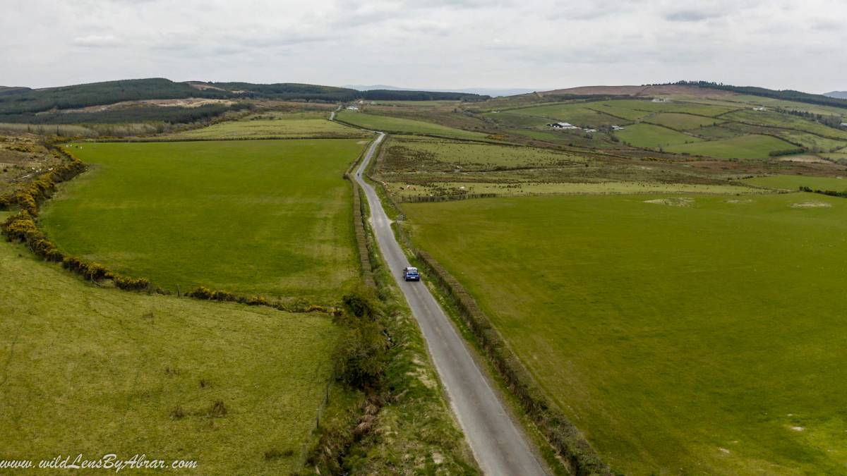 Driving on the Country Roads in Donegal County