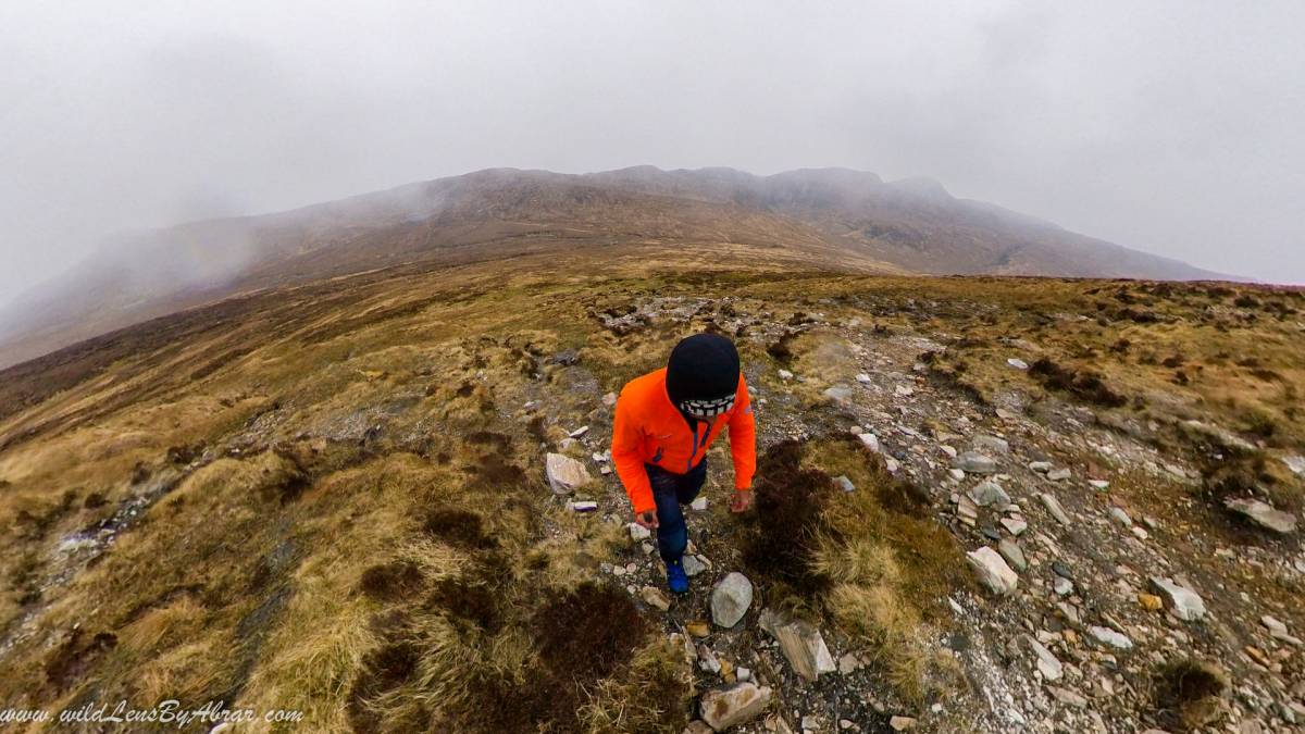 Hiking to the Top of Errigal Mountain