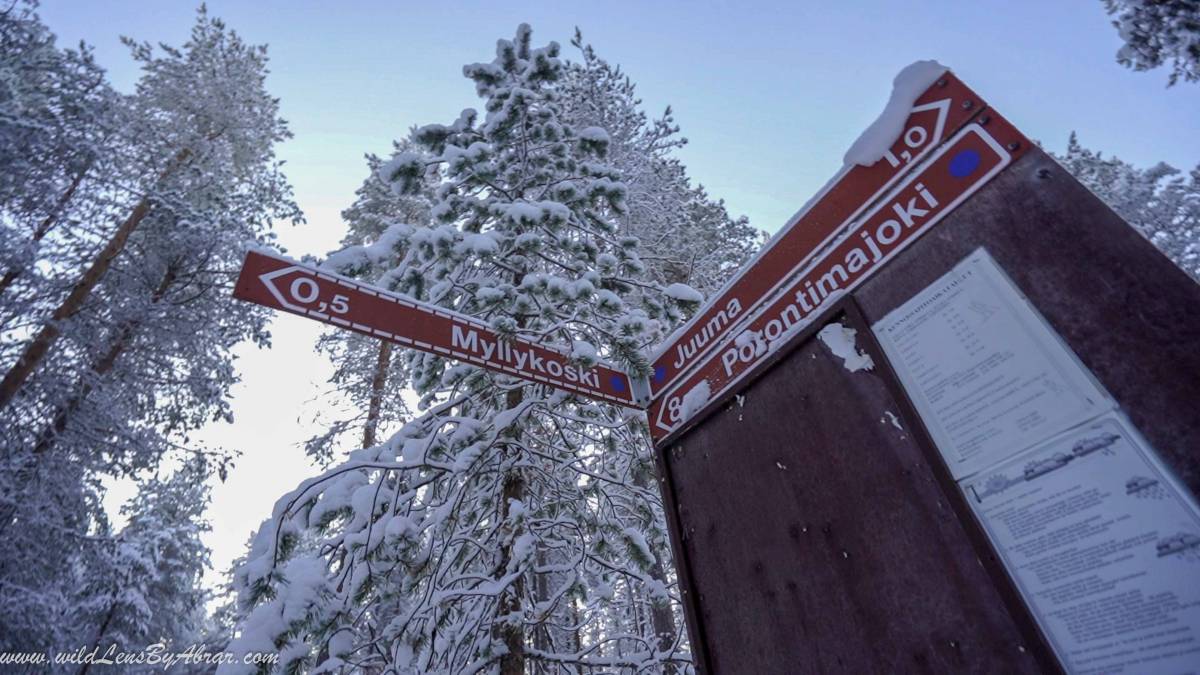 Pieni Karhunkierros Trail is well marked along with other places of interest