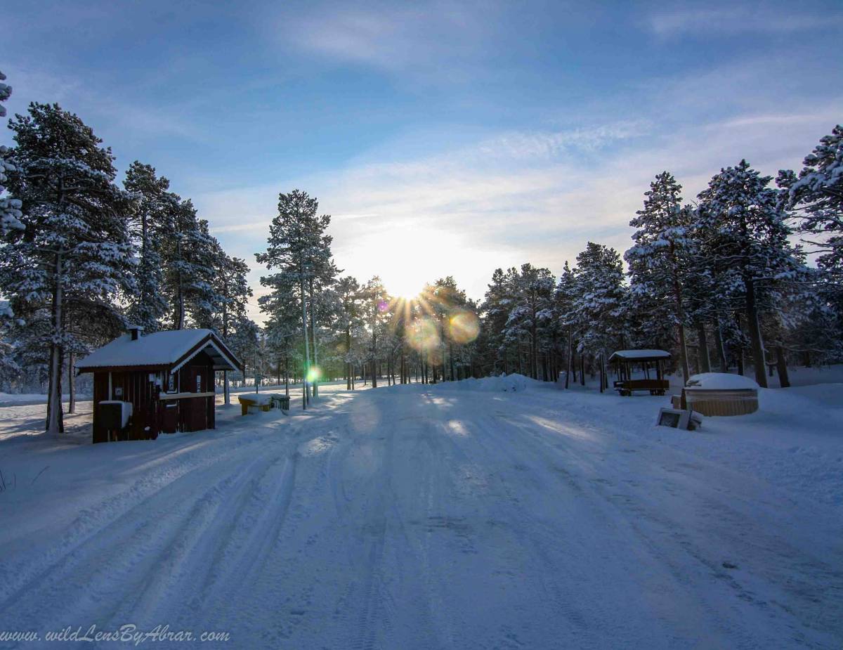 The Parking Lot approx. 20min. drive from Alta towards Finnish Border