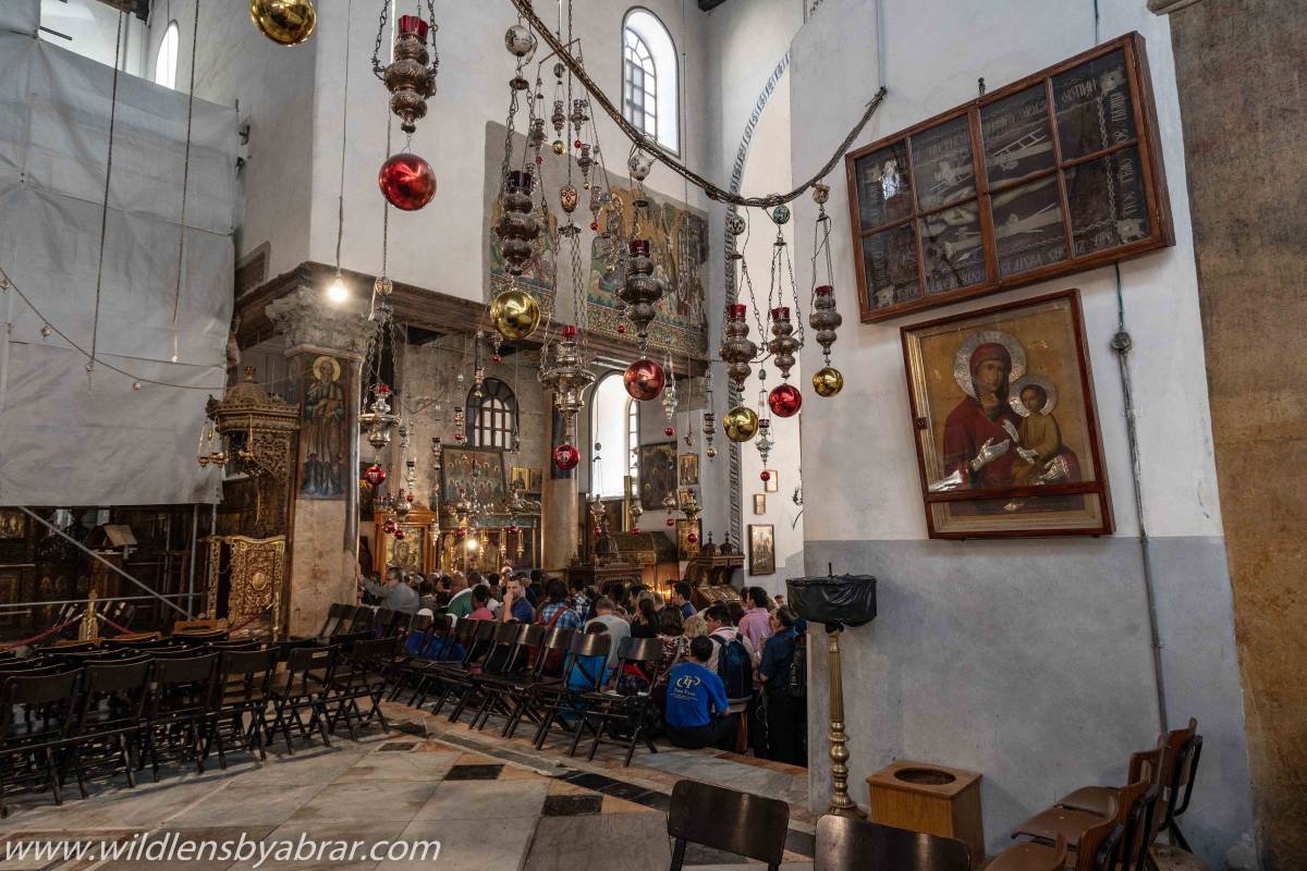 Church of Nativity from Inside