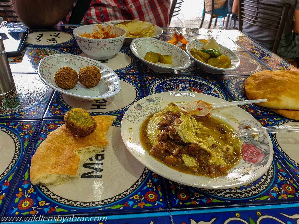 Very delicious Hummus and Falafel