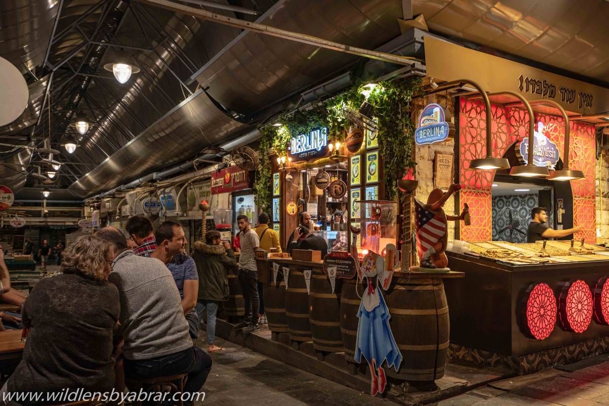 Mahane Yehuda Market at Night