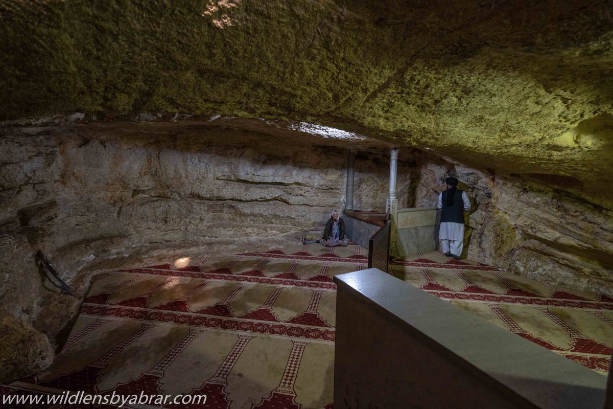 Holiest Place inside the Dome of Rock is in its basement