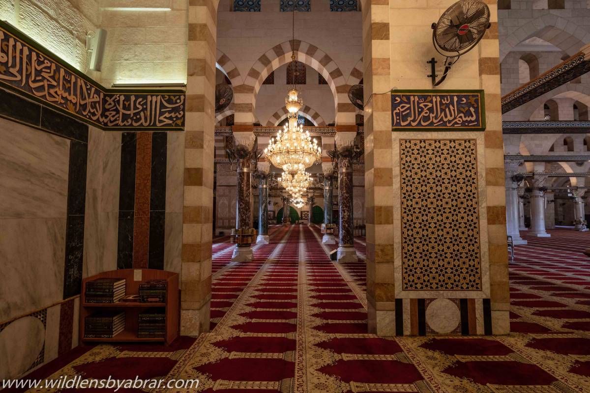 Interior of Al-Aqsa Mosque