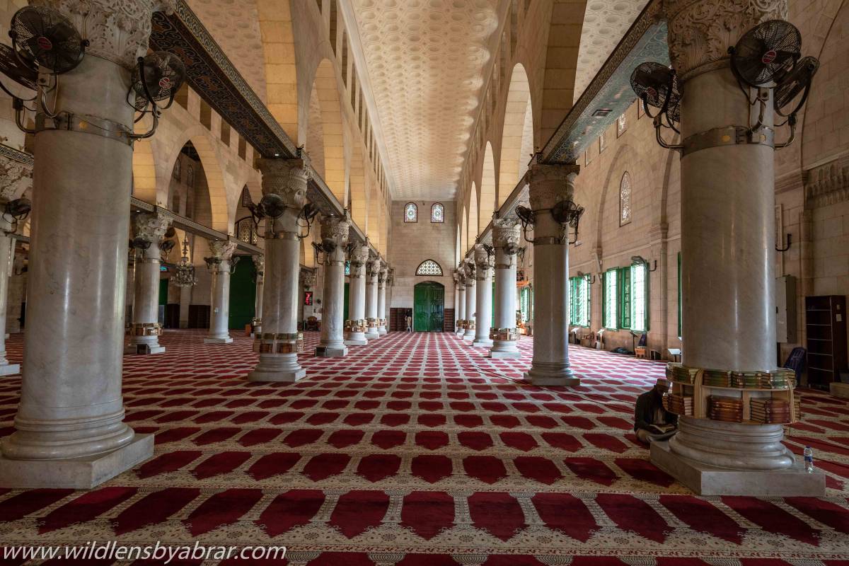Interior of Al-Aqsa Mosque