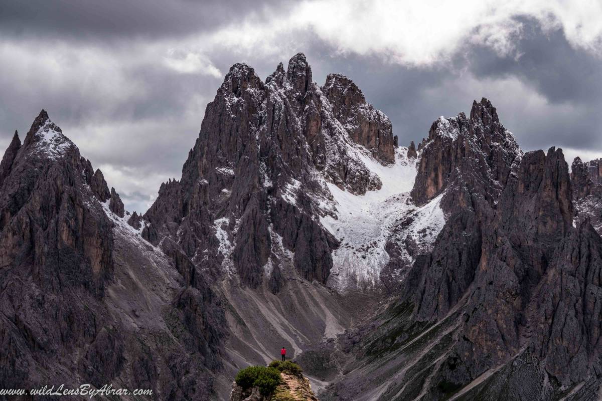 This view is one of the best on the whole Tre Cime di Lavaredo hike  and shouldn't be missed