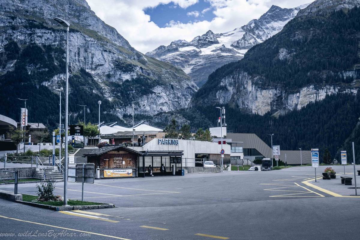 Parking in Grindelwald is not cheap