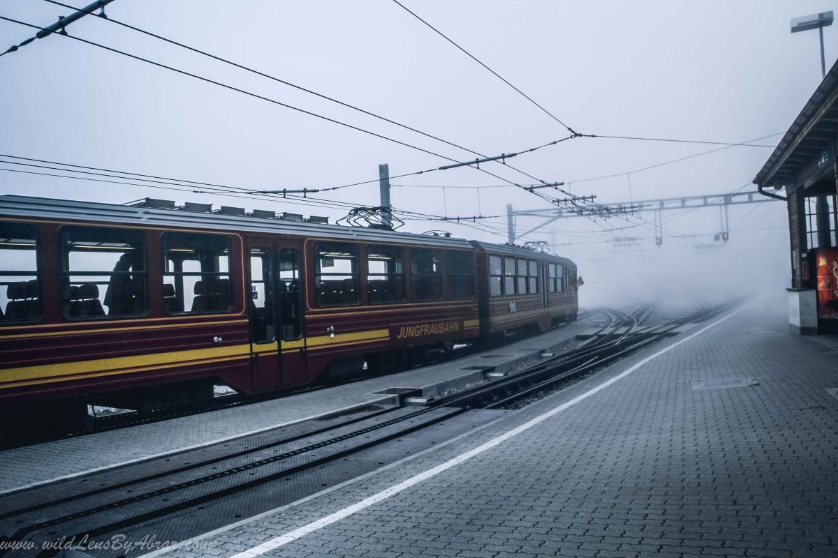 Jungfraujoch Train from Kleine Scheidegg