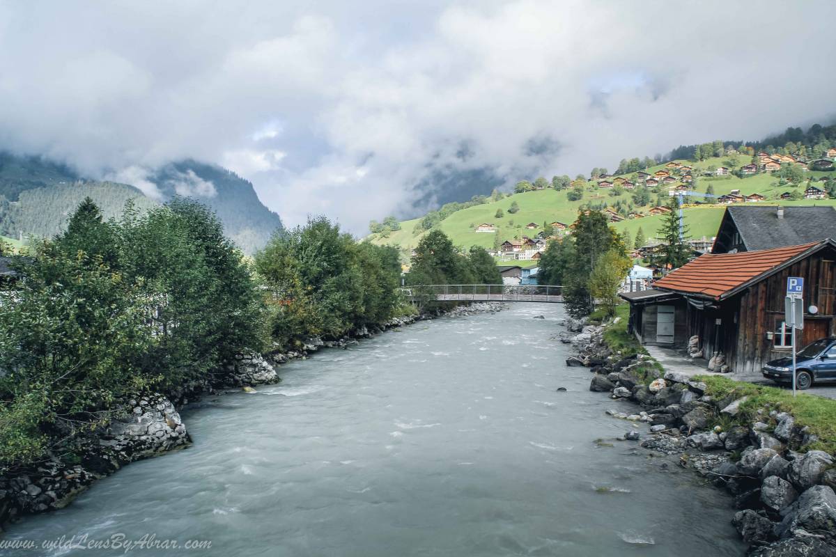 Breathtaking views near the Eigernordwand Camping