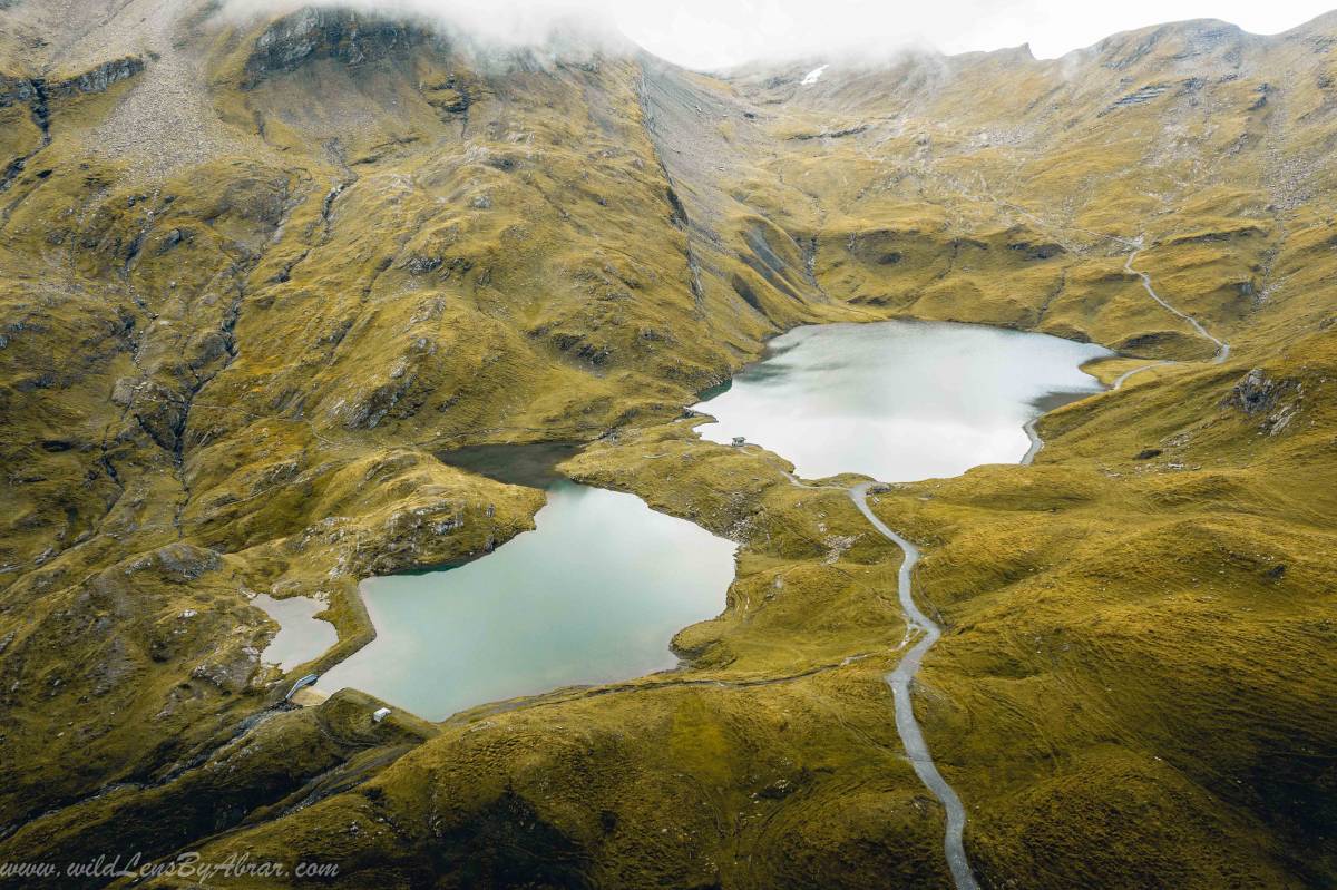 First to Bachalpsee hiking path