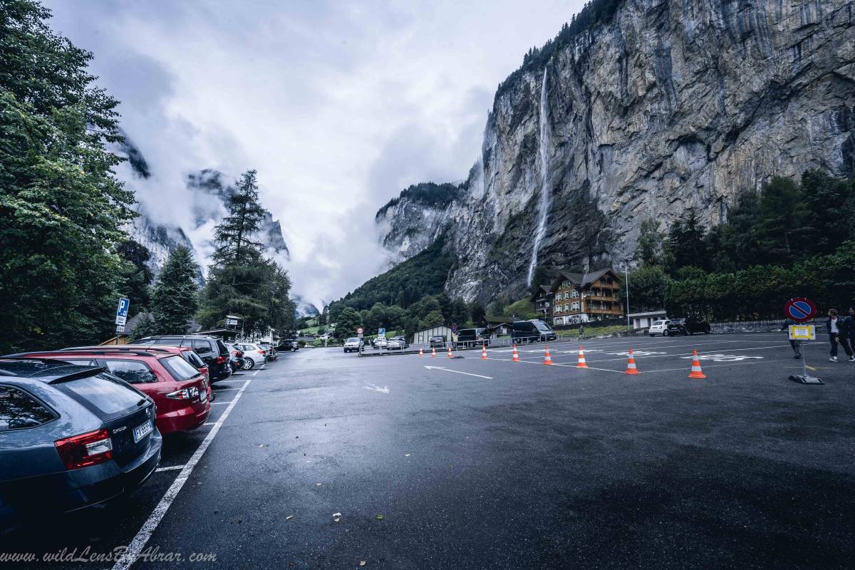 Paid Car Parking in Lauterbrunnen