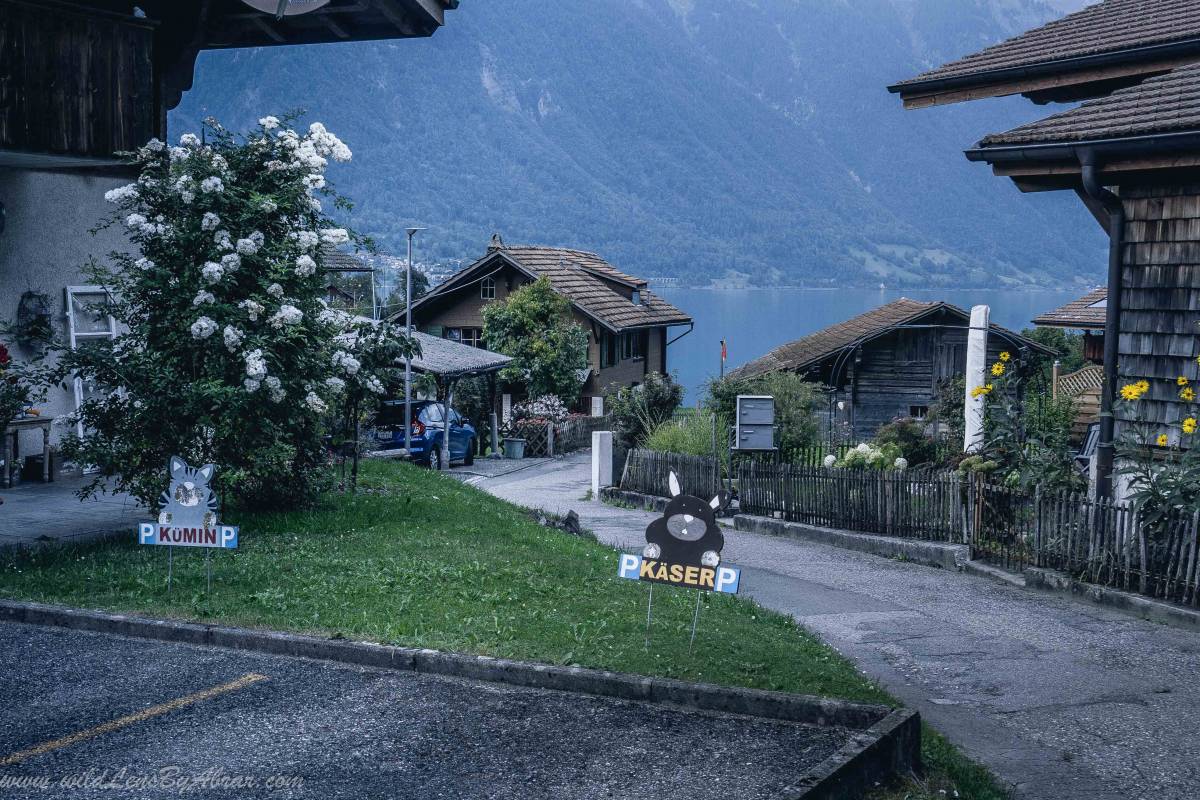 Beautiful small streets of the village